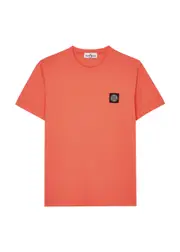 Stone Island Kids Logo Cotton T-shirt (10-12 Years) - Orange - 10 Years 10 years