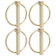 4 Pcs 2/5" Linch Pin Lynch Pin Assortment Kit Shaft Lock Pin (10x60mm)