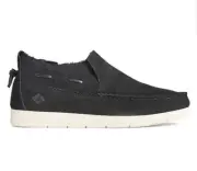 Sperry Moc-Sider Men's 9M Slip On Water Resistant Shoes Fleece Lined Suede