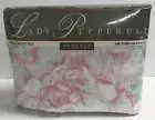 Vtg NOS Lady Pepperell Full Sheet Set 180 Thread Springtime Roses Pastel Percale