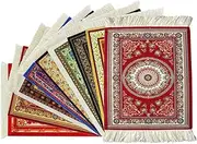 Mouse Pad, Desk Mat for Desktop,Rug Mouse Pad, Oriental Persian Carpet Mouse Mat, Computer Mousepad for Table Decor (Black,Red #46)