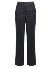 Peserico Lurex Flannel Pants IT40,IT44 Black