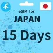 Japan eSIM 15Days| 10GB/200GB/30GB | Data ONLY | High-Speed Data, QR Code