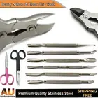 Cantilever Nail Cutter Chiropody File Pusher Gouges Manicure Cuticle Scissors