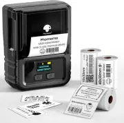 M120 Label Maker, 2 Inch Bluetooth Thermal Label Printer with 3 Rolls Thermal...