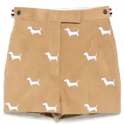 [Thom Browne] High Rise Side Tab Short Women