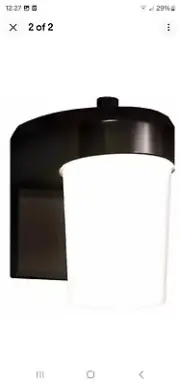 Halo Bronze Dusk to Dawn LED Jelly Jar Light w/Photocell (Pack of 2)