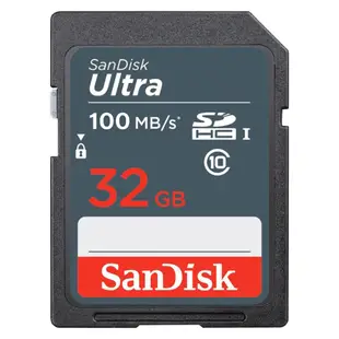 【SanDisk】32G 16G ULTRA SD C10 記憶卡 原廠公司貨 64G SDXC 100M/S
