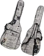600D Water Resist Oxford Cloth Guitar Bag, Acoustic Guitar Carrying Case with Adjustable Shoulder Straps, Backpack Style, Padded for 41 Acoustic Classical Guitars (40 in)