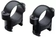 Burris 1 Inch Zee Solid Steel Rifle Scope Rings - Low Gloss Fits Weaver-style