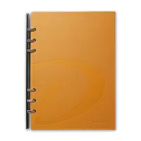 在飛比找誠品線上優惠-DATA MATE A5創意筆記本/ 橙色/ 輕巧時尚