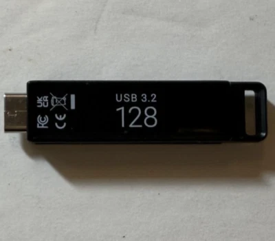 PNY 128G Elite-X Type-C USB 3.2 Gen 1 Flash Drive 200MB/s Red New Bulk Package