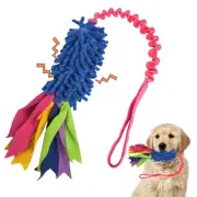 Tug Toy for Aggressive Chewers - Strong Squeak Rope Toy, Easy to Grap Chew To...