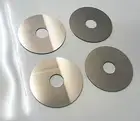 100x Mirror 9,5cm Mirror Plate with Hole Round for Deco Lamp Approx. Item