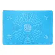 16 x 24Inch Silicone Baking Mat Non Stick Pastry Mat with Measurements, Sky Blue