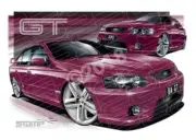 FPV BA GT BA GT MENACE A3 FRAMED PRINT (FV005LX)