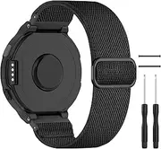 Farluya Elastic Nylon Watchband Compatible with Garmin Forerunner 235,Soft Adjustable Sport Stretchy Replacement Strap for Forerunner 235 Lite/220/230/620/630/735XT/Approach S20/S6/S5 Men Women