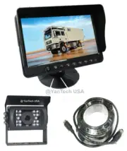 5" Color LCD Reversing HD Monitor & CCD 700TVL Reverse Camera & 32ft 4-Pin Cable