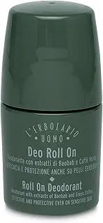 LErbolario Uomo Roll On Deodorant For Men Deodorant Roll-On, 50 ml