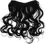 VICASKY Clip in Curly Hair Extensions for Women Natural Wavy Hairpiece Realistic Volume Boosting Hair Accessory Easy to Use for Daily Style Changes