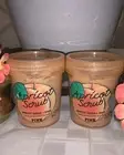(2) VICTORIA'S SECRET PINK APRICOT SCRUB SEEDS +SHEA EXFOLIATING BODY SCRUB 8 OZ