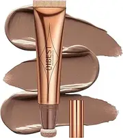 Mysense Liquid Contour Beauty Wand,Gel Cream Contour Liquid Stick,Blendable Matte Finish Face Shades Pencil,Long Lasting Smooth Moisturize Gliding Face Makeup,With A Sponge Tip,#01 Contour Wand