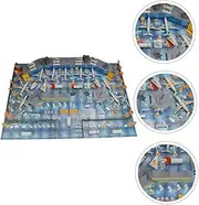 HONITANO 1 Set Airport Model Scene Educational Simulation Plane for Creative Play Enhancing Logical Thinking and Imagination Design for Fun