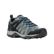 Merrell Size 9.5 Rock/Blue Accentor 3 Waterproof Hiking Shoes Leather P1-78