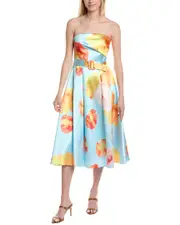 Rene Ruiz Mikado Midi Dress