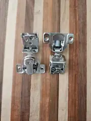 1-3/8" Overlay Cabinet Hinges 2 Pack Of Soft Close Face Frame 105° With Hardware