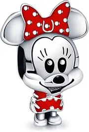 LIGHTDOG Mickey Mouse Charm Bead Charms Jewelry Beads fits Pandora Charm Bracelets for Woman-925 Sterling Silver Dangle Pendant Bead,Girl Jewelry Beads Gifts for Women Bracelet&Necklace