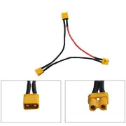 Amass XT30 Series Battery Pack Connector Adapter Cable1 Female to 2 Male 18AWG 10CM Cable for RC Lipo Battery