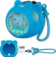 Silicone Cover Case for Punirunes Interactive Digital Toy, Protective Skin Sleeve for Punirunes Digital Pet Toys Squishy Characters Electronic Pets Case Accessories (Case Only) (Blue Case)
