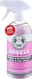 Mane Spray for Horses Fragrance - Tail Spray for Horses Fragrance - Gloss Spray for Volume, Easy Combing, Quick Detangling, Almond Blossom Fragrance - Horse Accessories & Horse Care