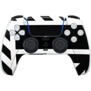 Streetwear PS5 Controller Skin - Black and White Geometric Shapes