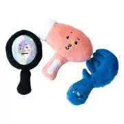 Squeaky Dog Squeaker Sniff Hair Cutting Tools Shape Durable Stuffed Dog Toy