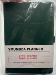 YMUMUDA UNDATED PLANNER WEEKLY MONTHLY 320 PAGES 5.6" x 8.3" GREEN