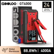GOOLOO 4000A 12V Charger External Battery Booster 24000mah Car Jump Starter