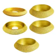 3inch 75mm V Shape Dry Vacuum Brazed Grinding Wheel Edging Profile Grinding Disc