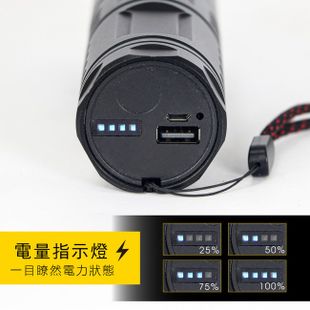 [特價]kinyo LED-6480 充電式T40強光手電筒