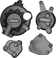 Engine Timing Part Covers for Yamaha YZF-R1 2007-2008 Black Modification Exquisite Motorcycle Engine Stator Crankcase Cover Engine Guards Starter Cover