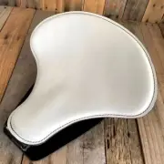 2015-2022 Indian Scout & Bobber Spring Tractor Seat 15x14" White Mounting Kit