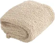 GANAZONO Comfortable Plush Cat and Dog Blanket Cushion Sleep Mat Soft Beige Pet Blanket for Dogs and Cats for Beds Couches and Travel Sleep Mat
