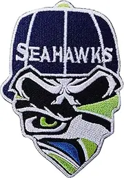 #3 Rugby Fans Seattle Logo Patch Embroidery American Football Fan Favorite Team Iron On Sew On Embroidered Patch