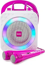 RockJam The Party Karaoke Machine With Bluetooth, 10Watt Speaker & Two Microphones
