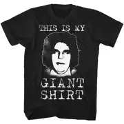 Andre The Giant Wrestling T-Shirt My Shirt 100% Official Black WWF New SM - 5XL
