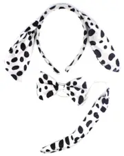 3pcs Dalmation Costume Headband Set