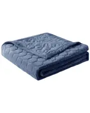 Feather & Loom Reversible Mini Honeycomb Down-Alternative Blanket