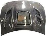 Dry Carbon Fiber Body Compatible For Toyota GT86 F86 Compatible For Subaru BRZ FRS JS Model Clear Glass Engine Caps Decoration(Carbon Fiber Pattern)