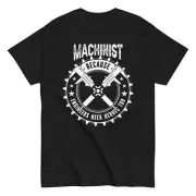 Machine Operator T-Shirt | Machinist Humor | Engineers Need Heroes Too